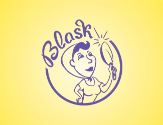 Projekt graficzny logo dla firmy online blask